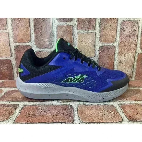 New Mens Avia Athletic Shoes sz 11 Avi-Storm Blue/Black/Green AA50081MMBK - Picture 2 of 8